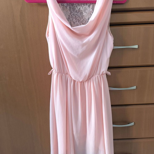 Pink dress airy like new, size S