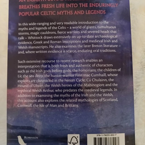 Martyn Whittock A Brief Guide to Celtic Myths & Legends book
