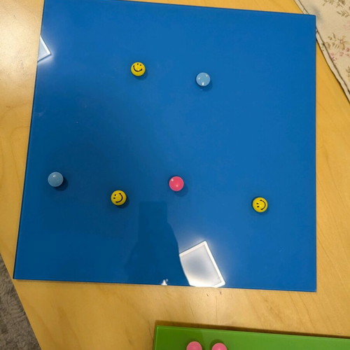 Glass magnetic boards like new, set of two