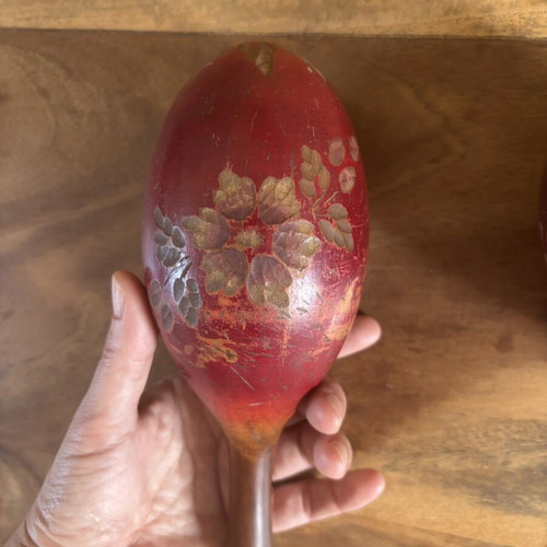 Vintage maracas set of 2 made in Mexico used