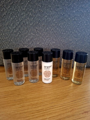 Argan Source shampoo and shower bath body lotion set, new