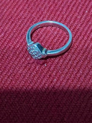 Silver ring for women like new, 2g, 2cm size