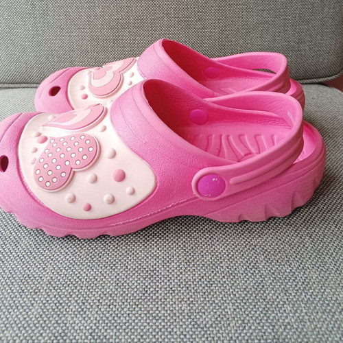 Flip-flops size 35 pink used girls summer shoes