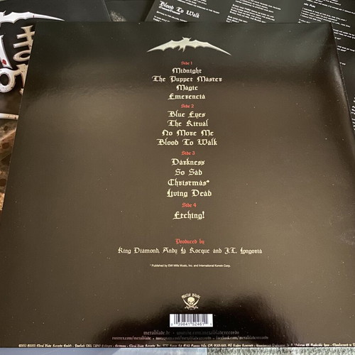 King Diamond The Puppet Master 2LP etched with poster