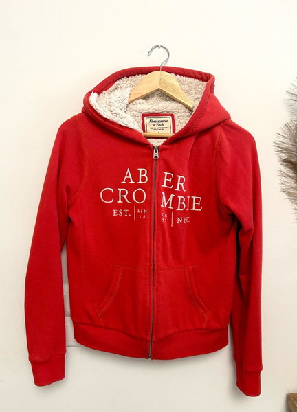 Ζακέτα κόκκινη Abercrombie & Fitch μέγεθος S.