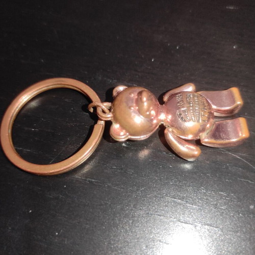 Metal Roma Italia keychain used with copper coating and moving parts