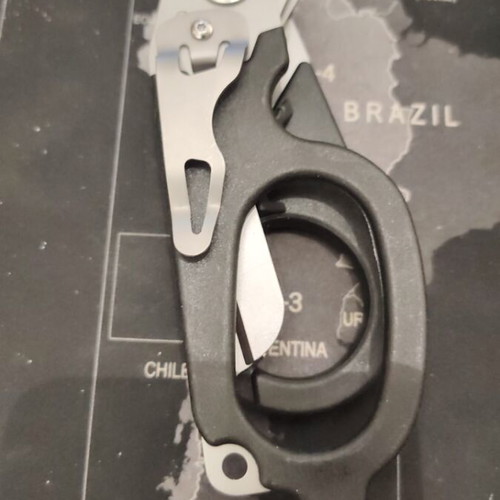 Rescue scissors with raptor-style belt sheath new