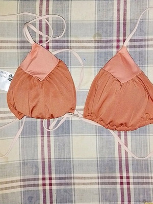 H&M Bikini top swimsuit unused, multicolor, size L