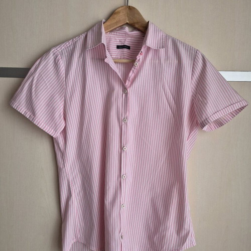 Pink striped Marc O’Polo shirt with short sleeves like new, size M