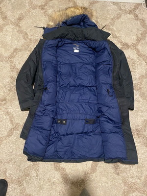 Winter jacket used blue XXL for extreme weather conditions