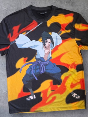 Vintage Anime Naruto Uchiha Itachi T Shirt size M like new
