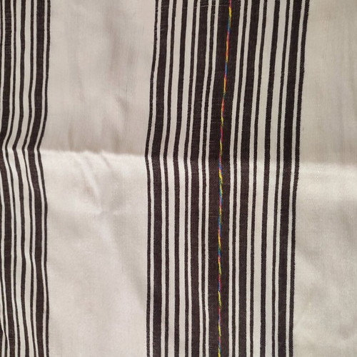 Woven blanket used, traditional loom, 180x240 cm