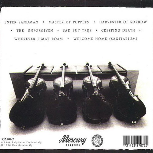 Apocalyptica Plays Metallica By Four Cellos CD used