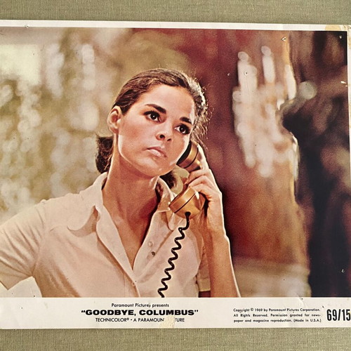 Collection of 7 Authentic Vintage Lobby Cards 1968-1969 with Censorship Stamps