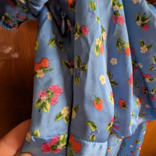 Zara mini dress size large like new, blue