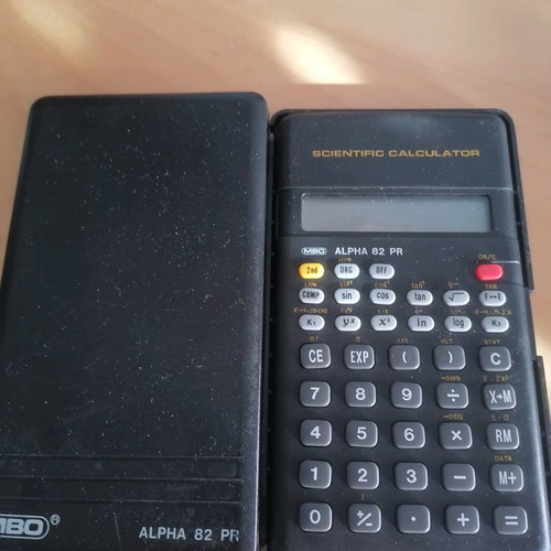 MBO Alpha 82 PR scientific calculator used