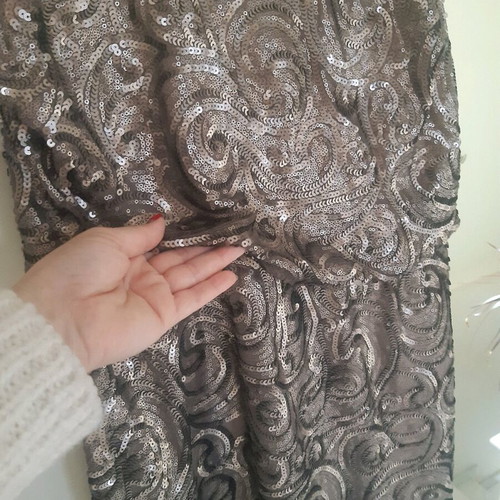 Mango dress size M like new, gold sequin