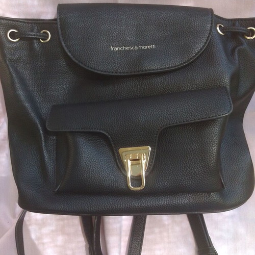 Franchesca Moretti black women's backpack like new