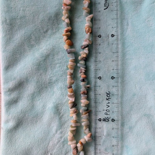Necklace beads with natural stones like new