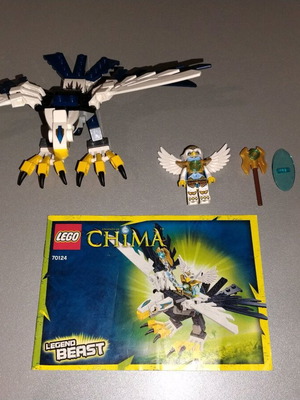 Lego Chima-Set 70124 like new, complete with instructions and figures