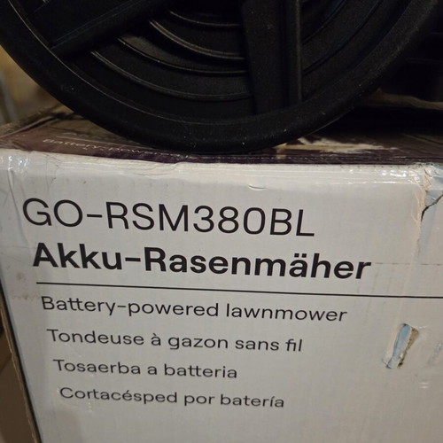 Gomag GO-RSM380BL Cordless Lawn Mower New with 2 Batteries and Chargers