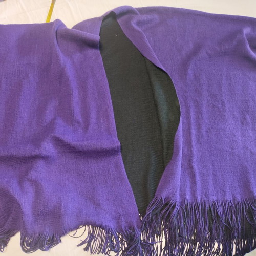 Cape jacket double-sided purple black like new