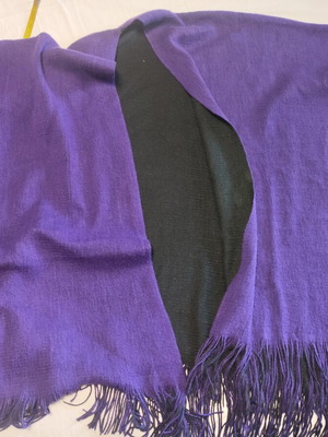 Cape jacket double-sided purple black like new