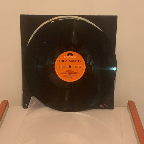 The Almighty Free 'N' Easy 12" Maxi Single original UK press 1991