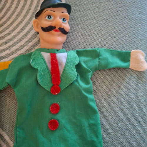Marionettes used, set of 2 for puppet theater