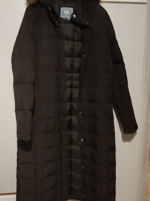 Makri coat used, black, size L, with zipper and buttons