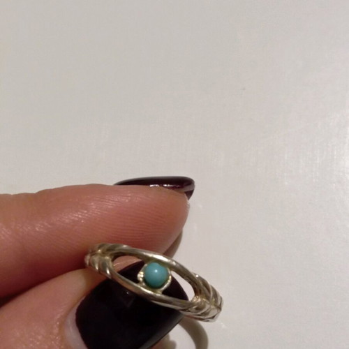silver ring 925 with turquoise stone