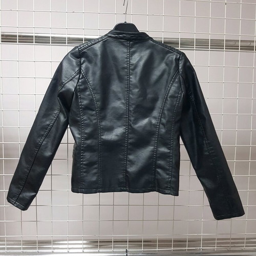 Only leather jacket for girl size 146 cm like new, black