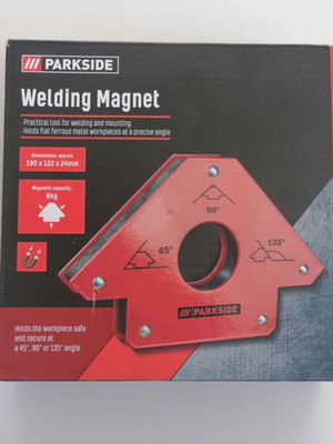 Μαγνητική γωνία ηλεκτροσυγκόλλησης Parkside καινούργια