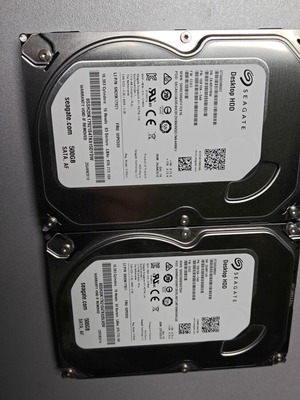 Seagate 500GB 3.5 used, pack of 2
