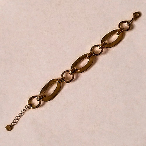 Steel bracelet women’s like new, gold color