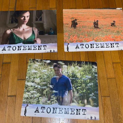Rare Atonement movie promotional material new, collectible