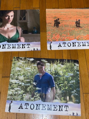 Rare Atonement movie promotional material new, collectible