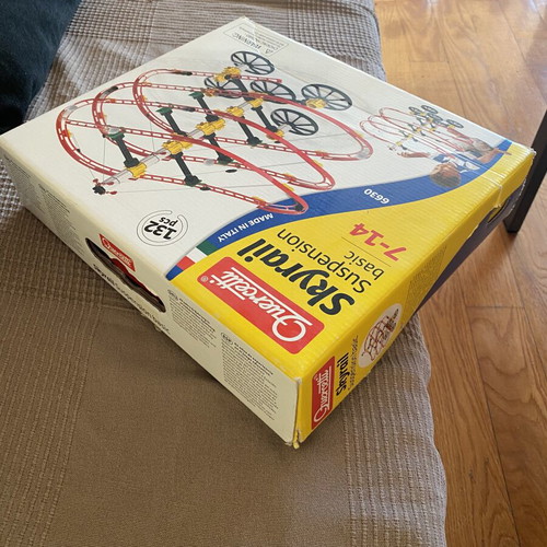 Quercetti Skyrail Suspension Basic marble run set like new