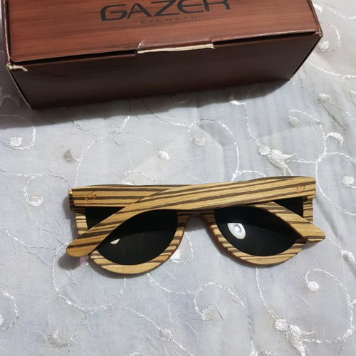 GAZER wooden sunglasses new handmade