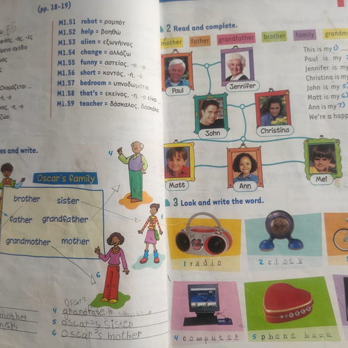 Extra and Friends Junior A English Book used