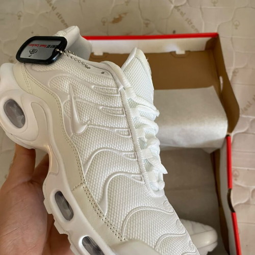 Nike Air Max Plus TN white sneakers new, athletic style