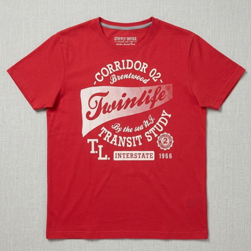 Twinlife red T-shirt XL like new with vintage print