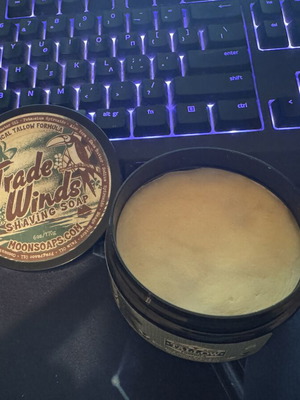 Trade Winds Moon Soaps shaving soap like new