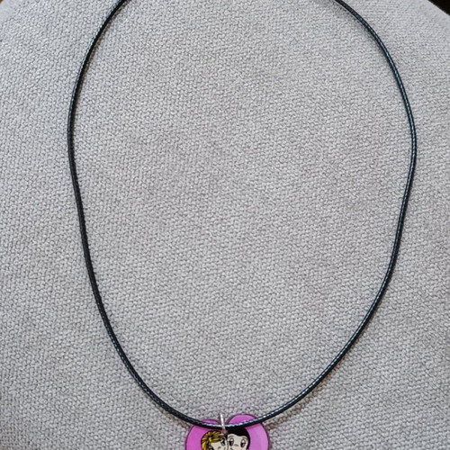 Love Is pendant handmade new, hand-painted
