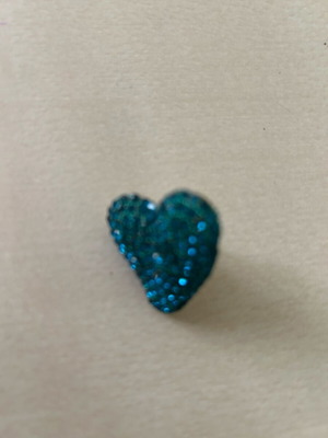 Earrings with rhinestones like new in nice color