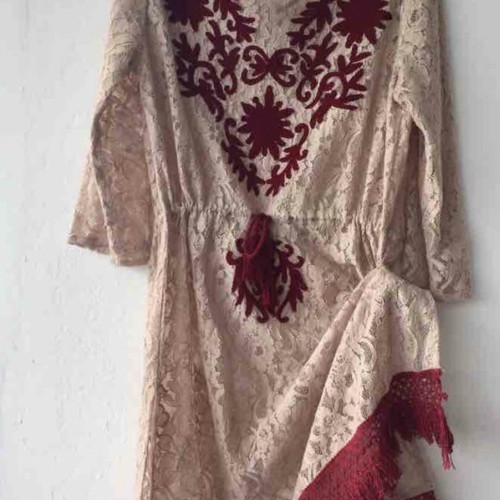 Ble Resort Collection lace cotton dress new, one size