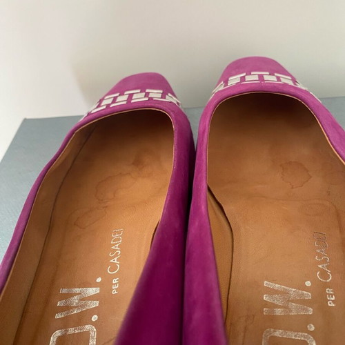 Casadei ballerina shoes used, pink, size 37