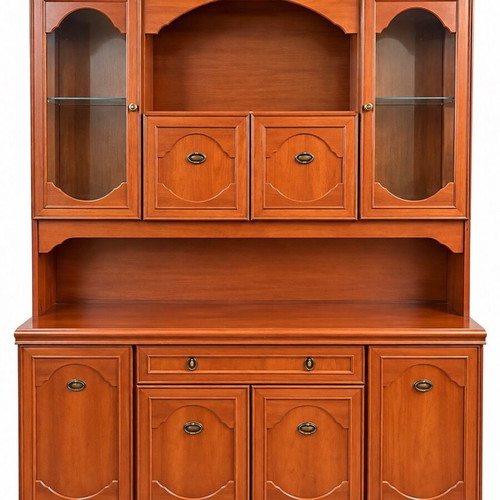 Large wooden display cabinet