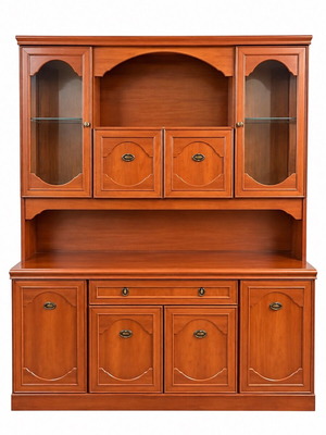 Large wooden display cabinet