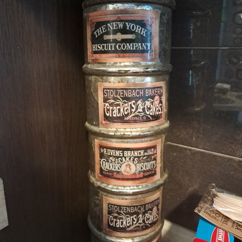 Glass storage jars, modern